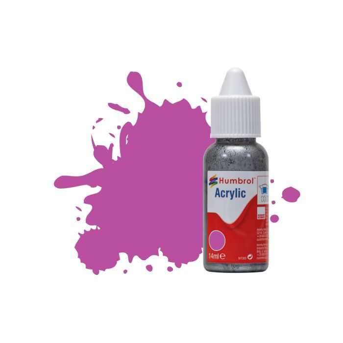 Humbrol No 58 Magenta Matt Acrylic Paint (14ml)