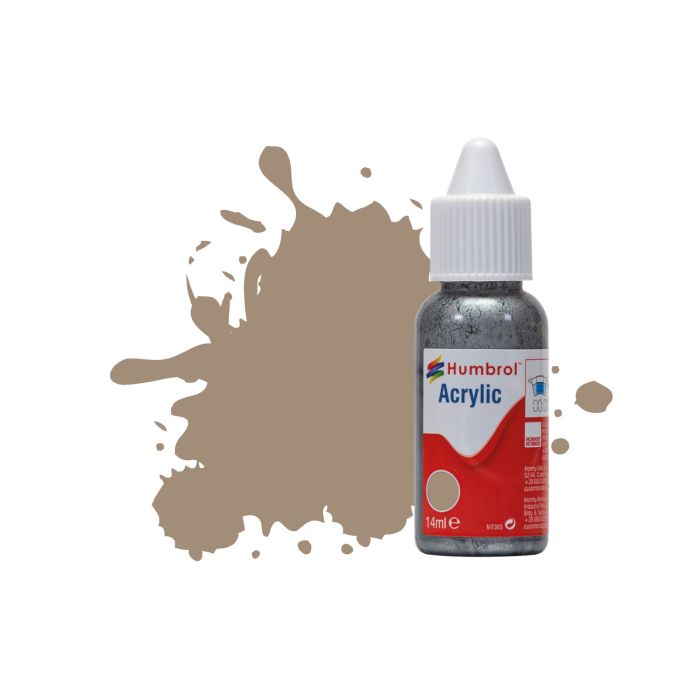 Humbrol No 72 Khaki Drill Matt Acrylic Paint (14ml)