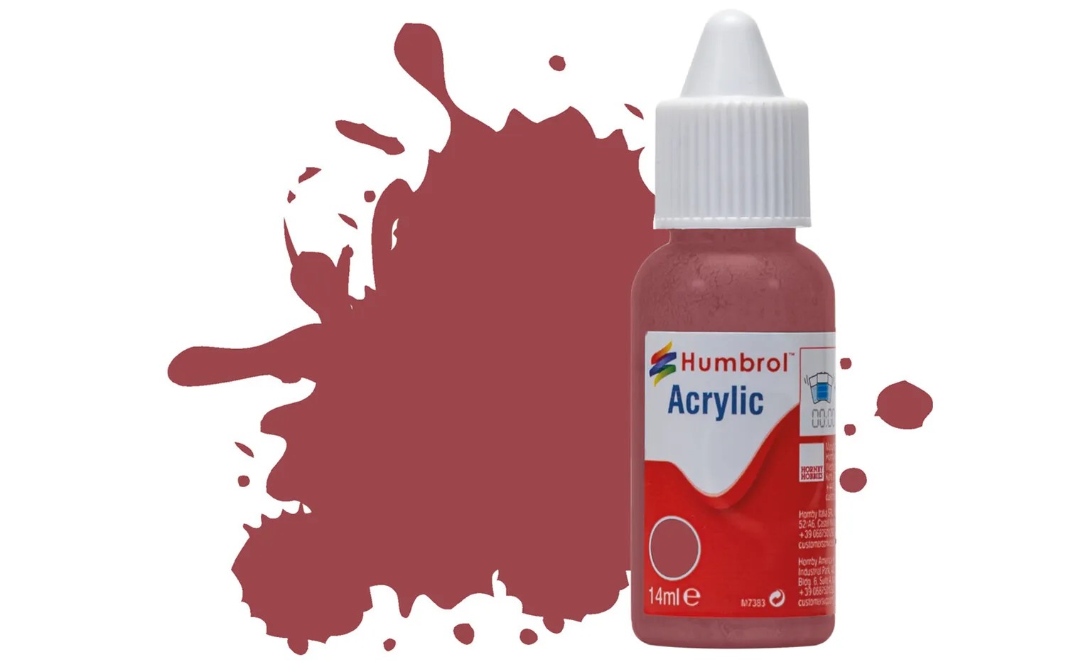 Humbrol No 73 Wine Matt Acrylic Paint (14ml)