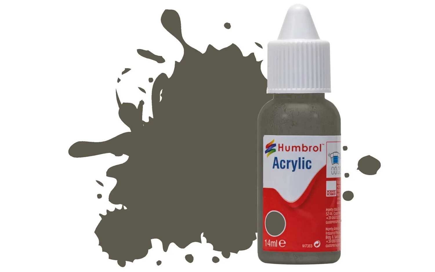 Humbrol No 75 Bronze Green Matt Acrylic Paint (14ml)