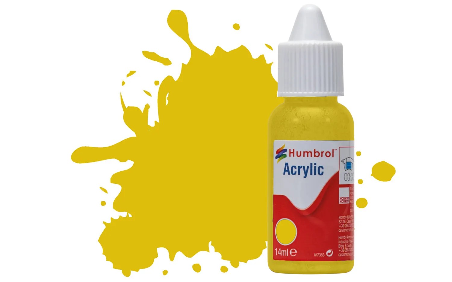 Humbrol No 81 Pale Yellow Matt Acrylic Paint (14ml)