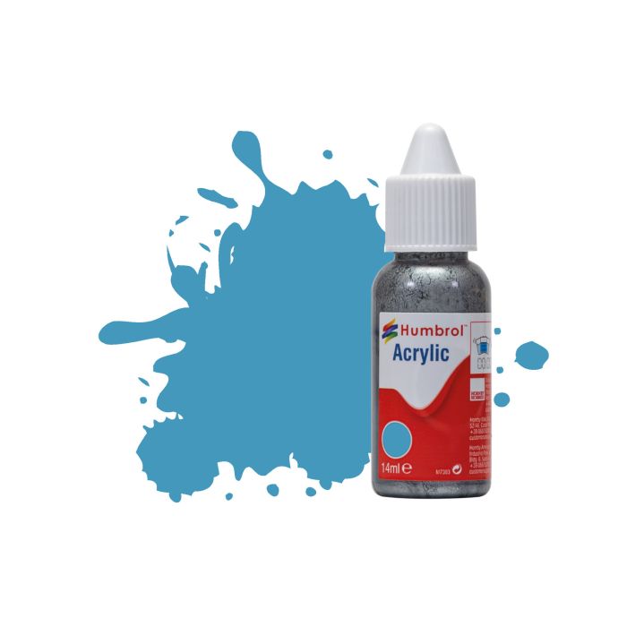 Humbrol No 89 Middle Blue Matt Acrylic Paint (14ml)