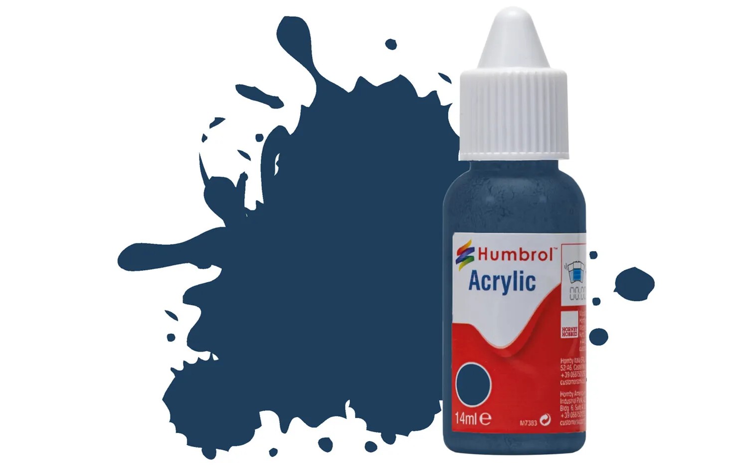 Humbrol No 104 Oxford Blue Matt Acrylic Paint (14ml)