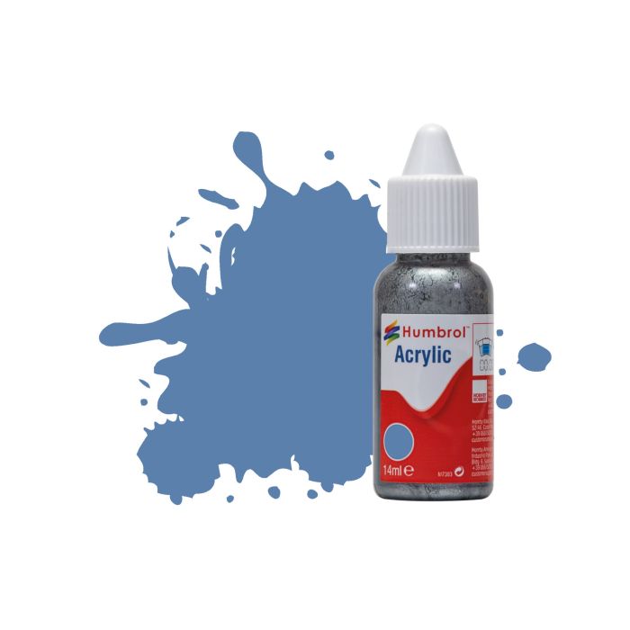 Humbrol No 109 WWI Blue Matt Acrylic Paint (14ml)