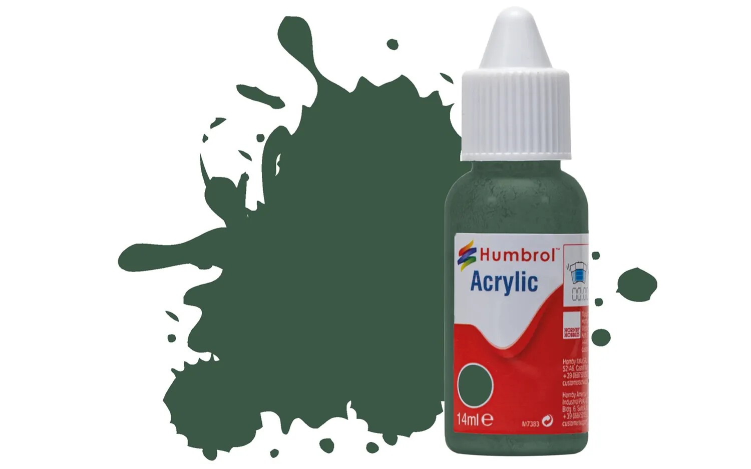 Humbrol No 116 US Dark Green Acrylic Paint (14ml)