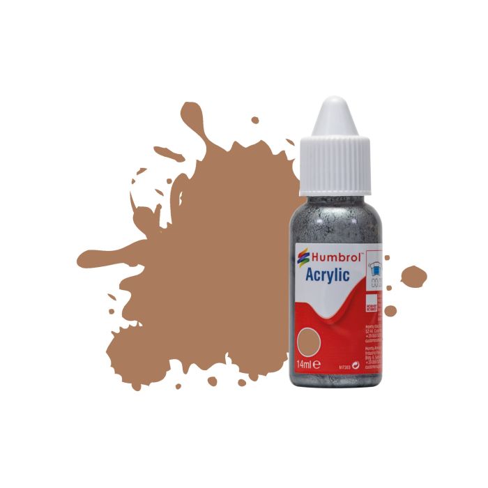 Humbrol No 118 US Tan Matt Acrylic Paint (14ml)