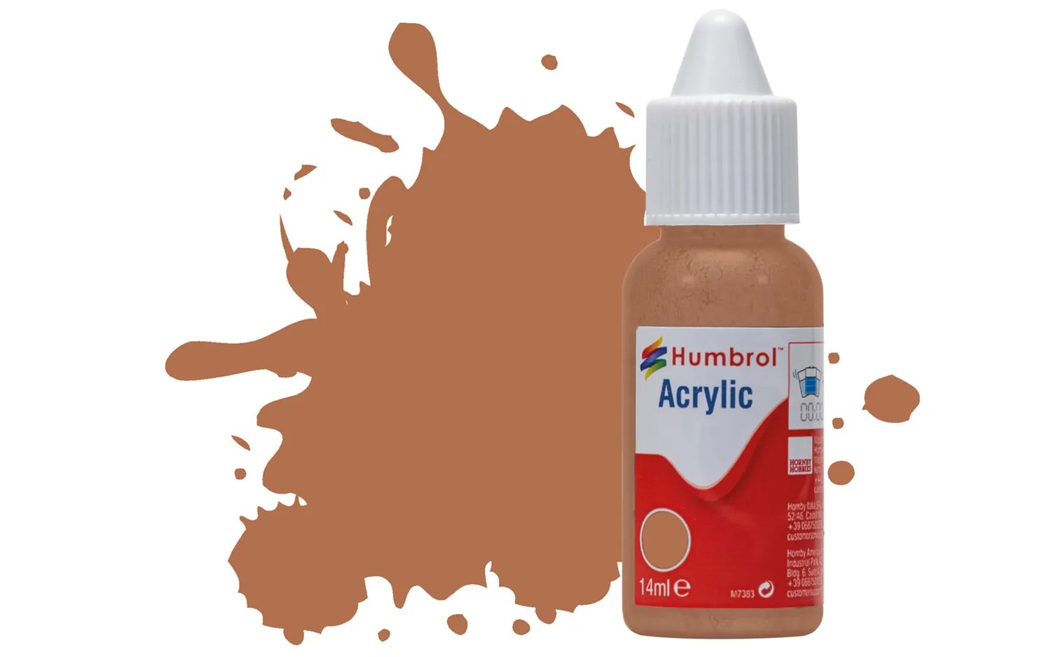 Humbrol No 119 Light Earth Matt Acrylic Paint (14ml)