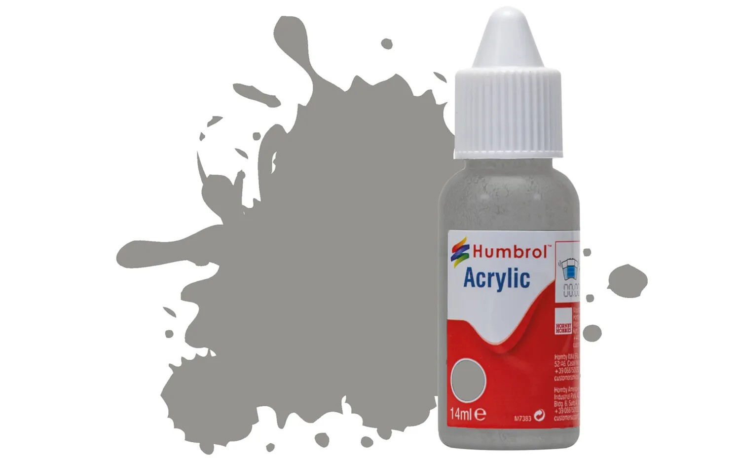 Humbrol No 126 US Medium Grey Acrylic Paint (14ml)
