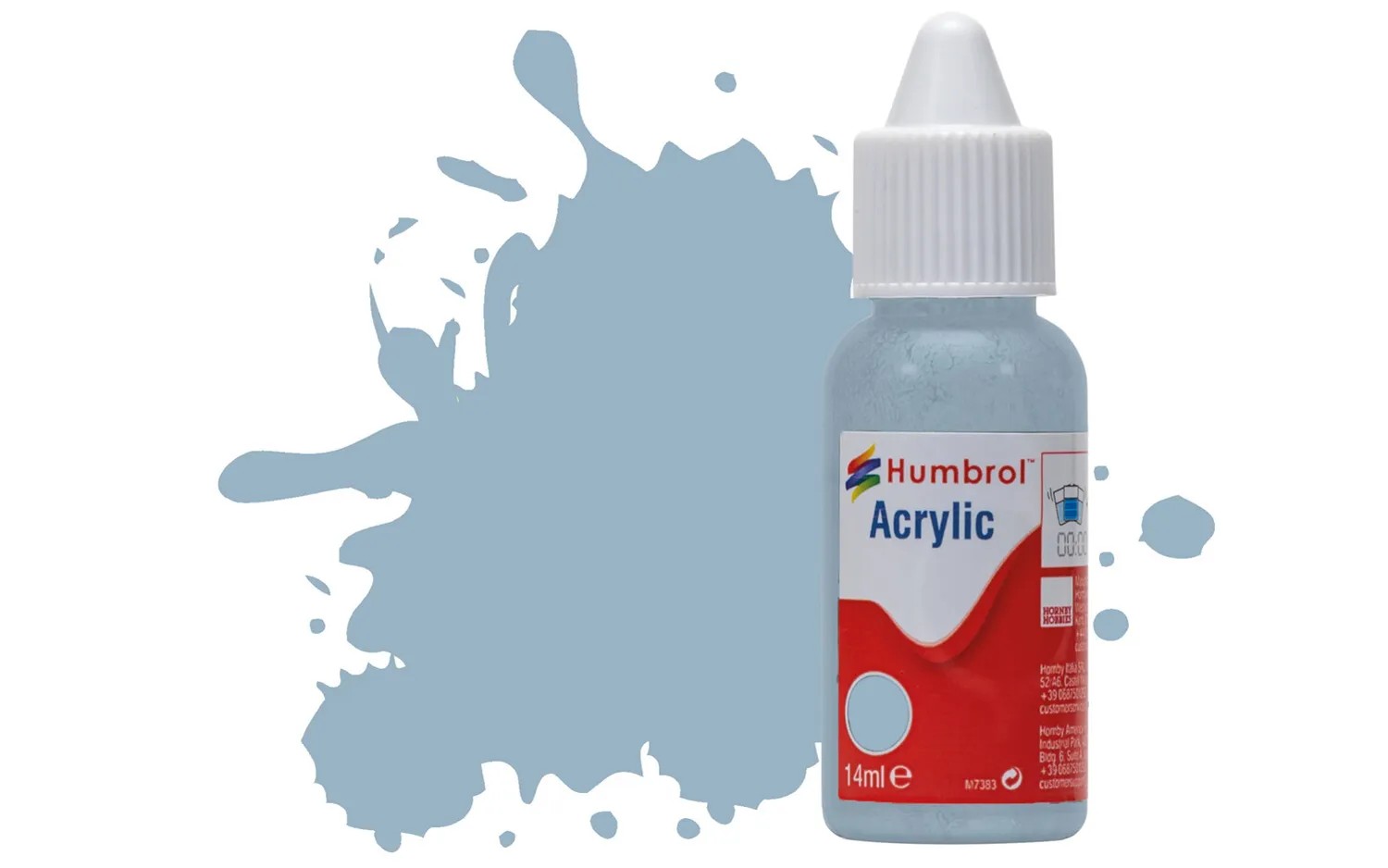 Humbrol No 128 US Compass Grey Acrylic Paint (14ml)