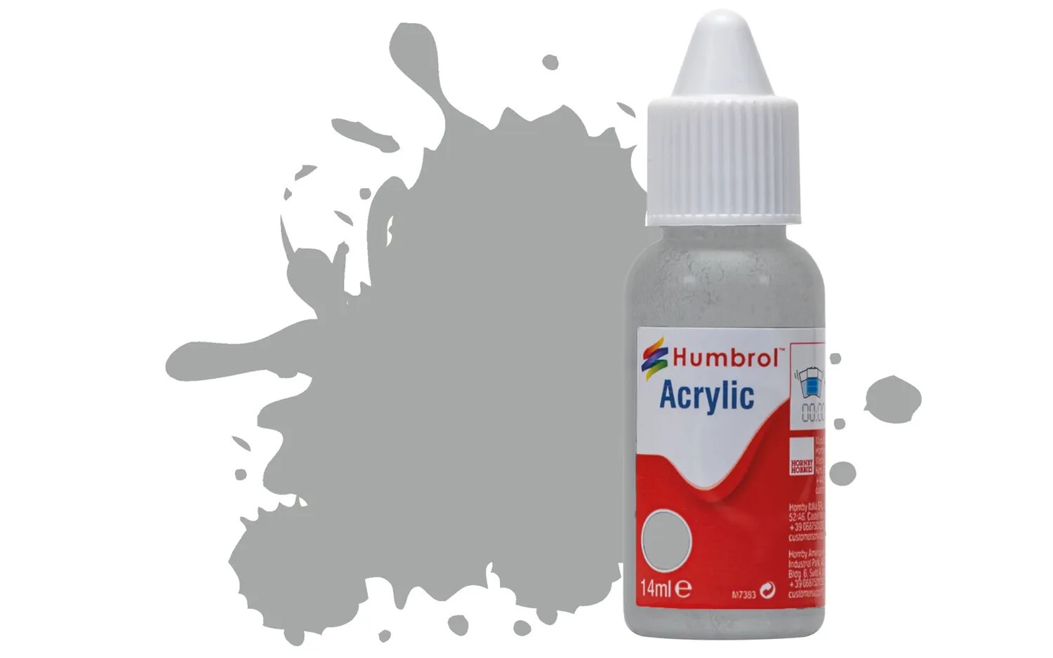 Humbrol No 129 US Gull Grey Acrylic Paint (14ml)