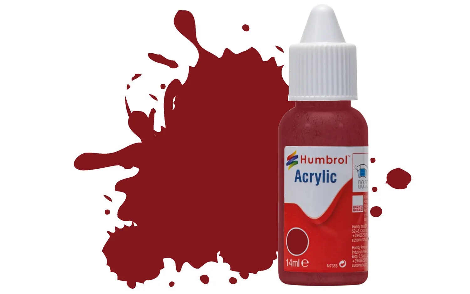 Humbrol No 133 Brown Satin Acrylic Paint (14ml)