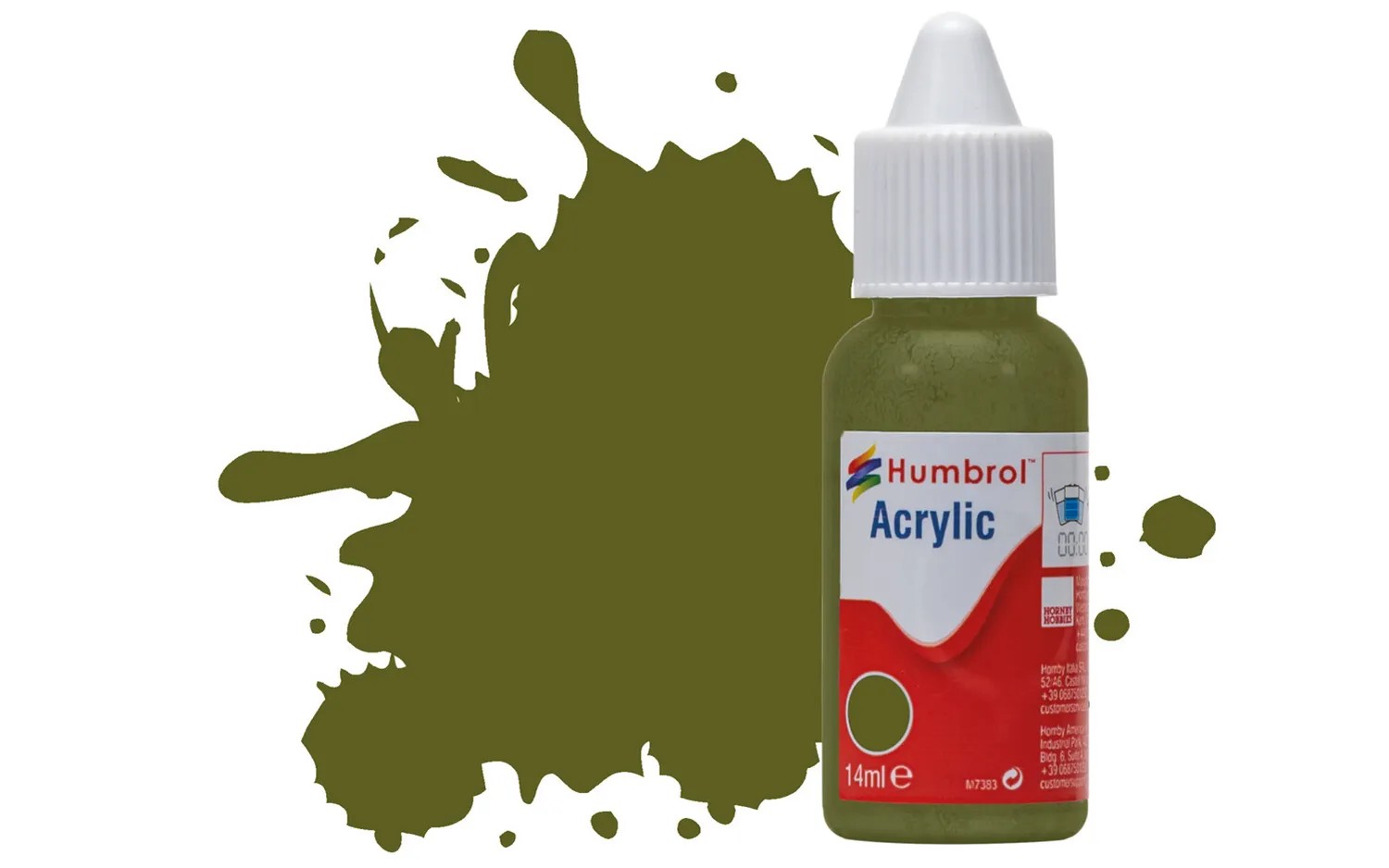 Humbrol No 150 Forest Green Matt Acrylic Paint (14ml)