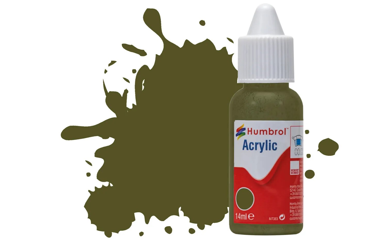 Humbrol No 159 Khaki Drab Matt Acrylic Paint (14ml)