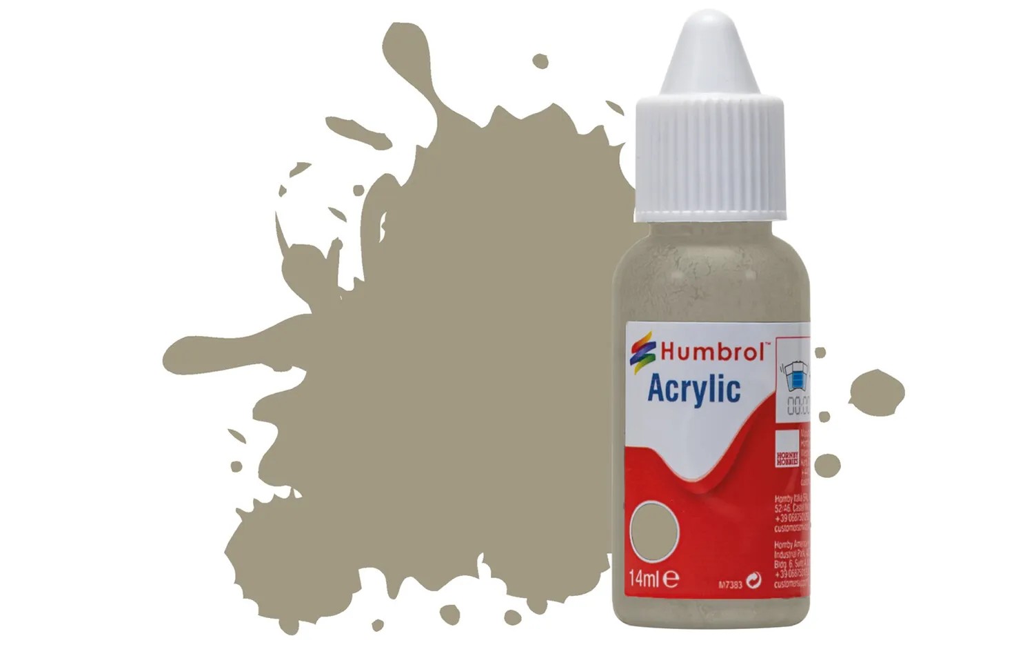 Humbrol No 168 Hemp/Camouflage Grey Acrylic Paint (14ml)