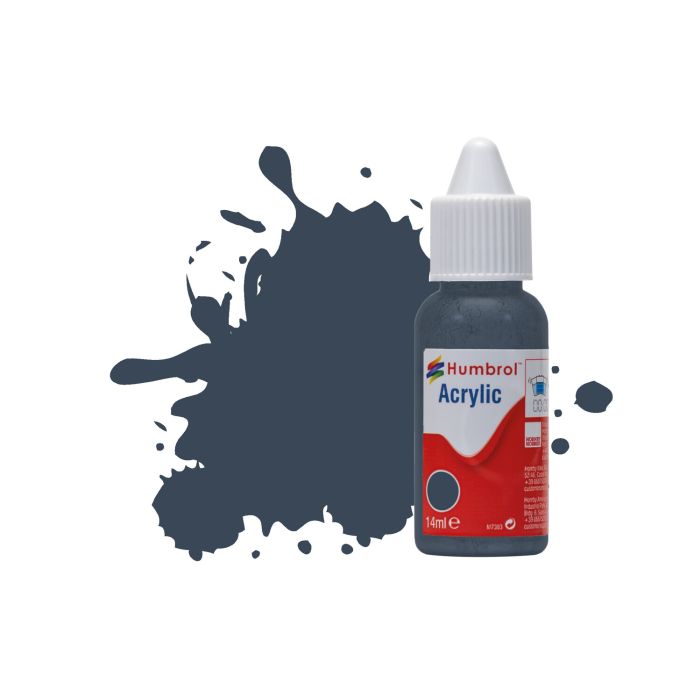 Humbrol No 245 RLM 74 Graugrun Matt Acrylic Paint (14ml)