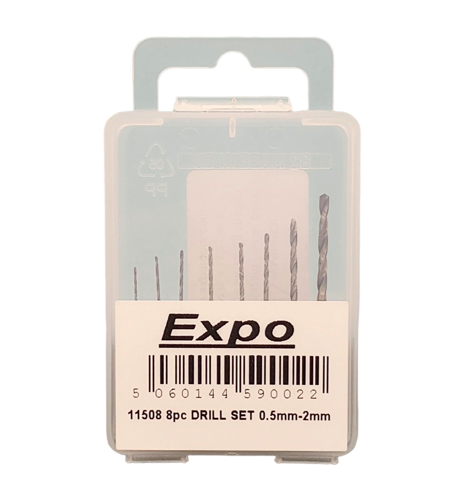 Metric Drill Set 8 Piece 0.5-2.0mm