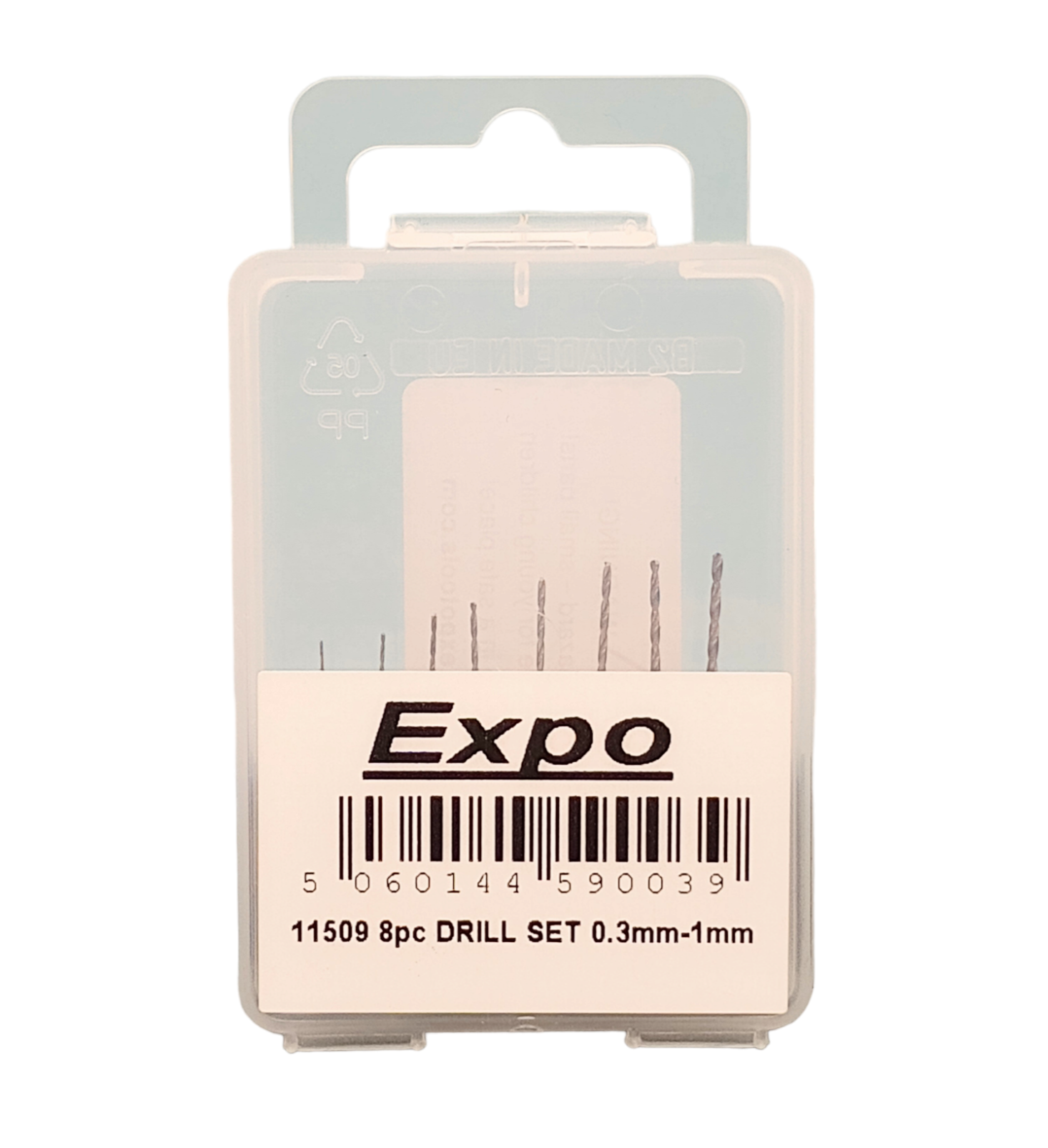 Metric Drill Set 8 Piece 0.3-1.0mm