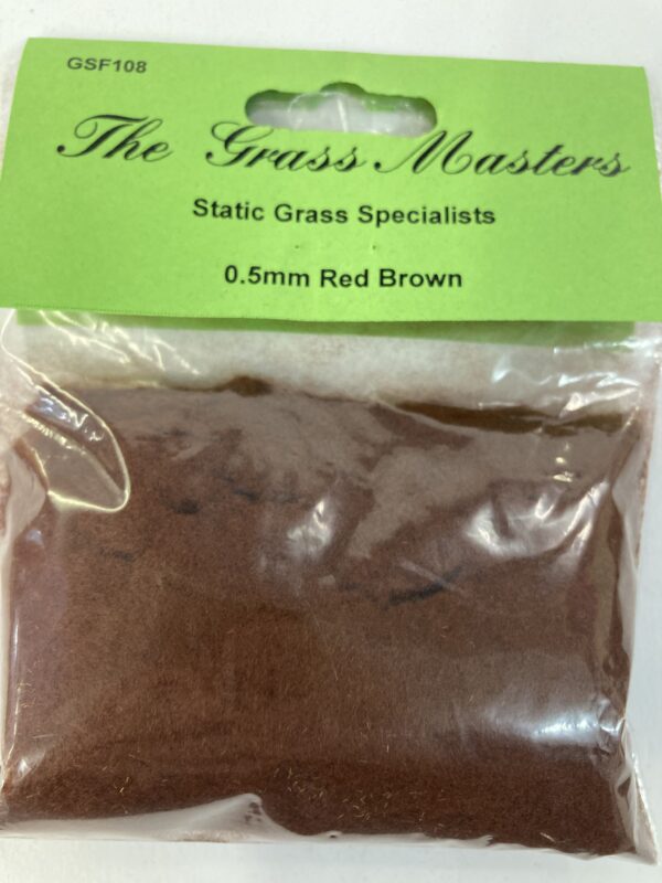 Grass Masters Flock - 0.5mm Red Brown (20g)