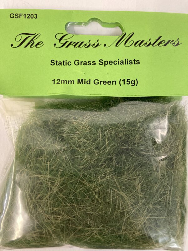 Grass Masters Flock - 12mm Mid Green (15g)