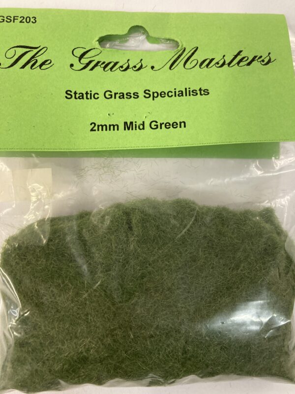 Grass Masters Flock - 2mm Mid Green (20g)