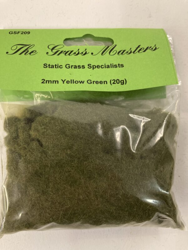 Grass Masters Flock - 2mm Yellow Green (20g)
