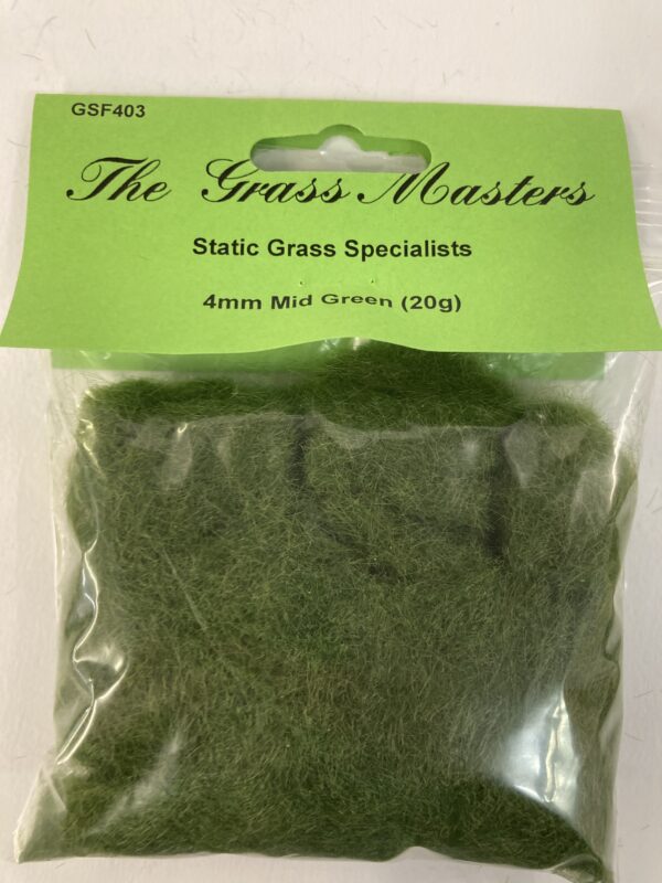 Grass Masters Flock - 4mm Mid Green (20g)