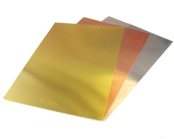 Brass/Copper/Alu Foil 5x7"x.005"