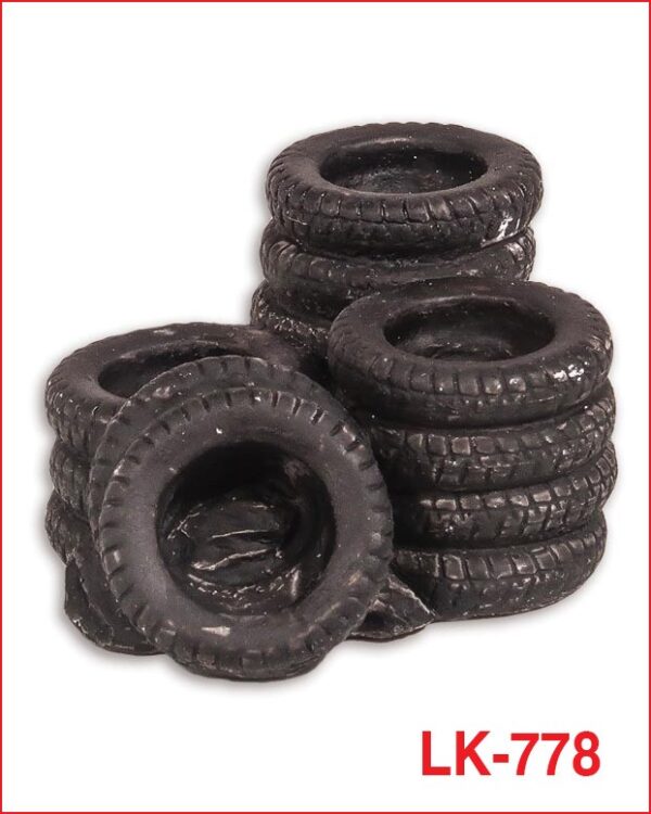 Peco O Gauge Pile Of Tyres LK-778