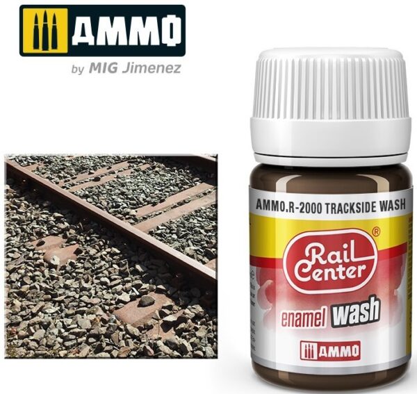MIG Ammo Rail Center 35ml Trackside Wash