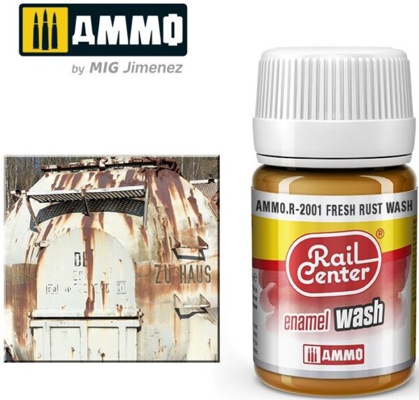 MIG Ammo Rail Center 35ml Fresh Rust Wash