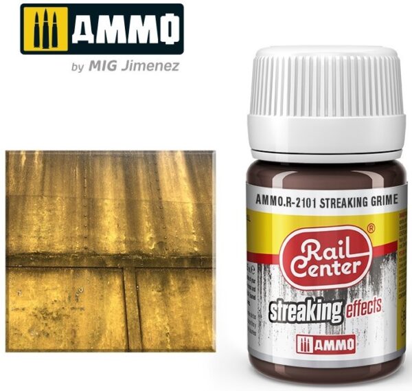MIG Ammo Rail Center 35ml Streaking Grime