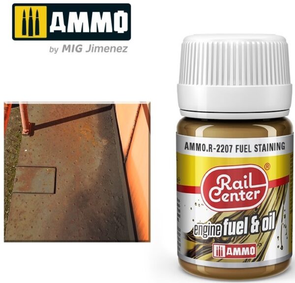MIG Ammo Rail Center 35ml Fuel Staining