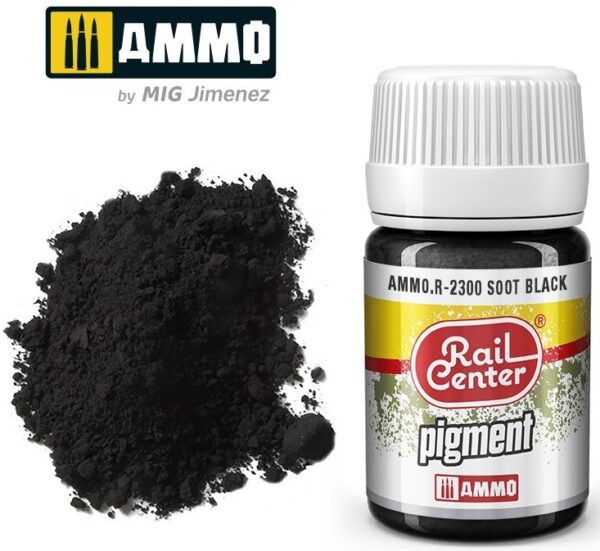 MIG Ammo Rail Center 35ml Soot Black