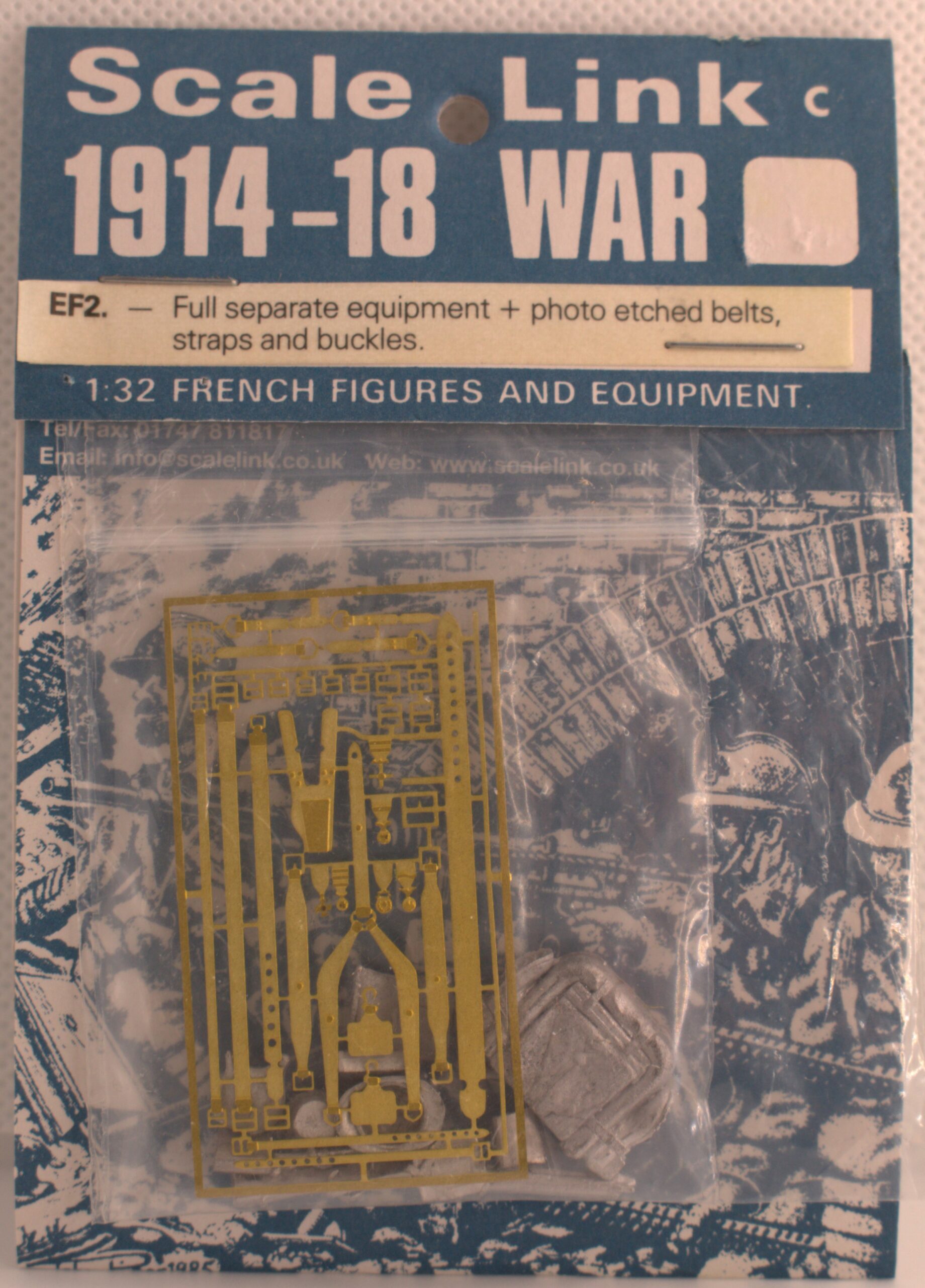 Scale Link - FR Full Separate Equipment + Photo Etched Belts, Straps & Buckles 1/32 scale