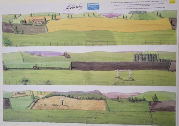 Townscene 4mm/OO Countryside-3 Backscene Sheet No 12