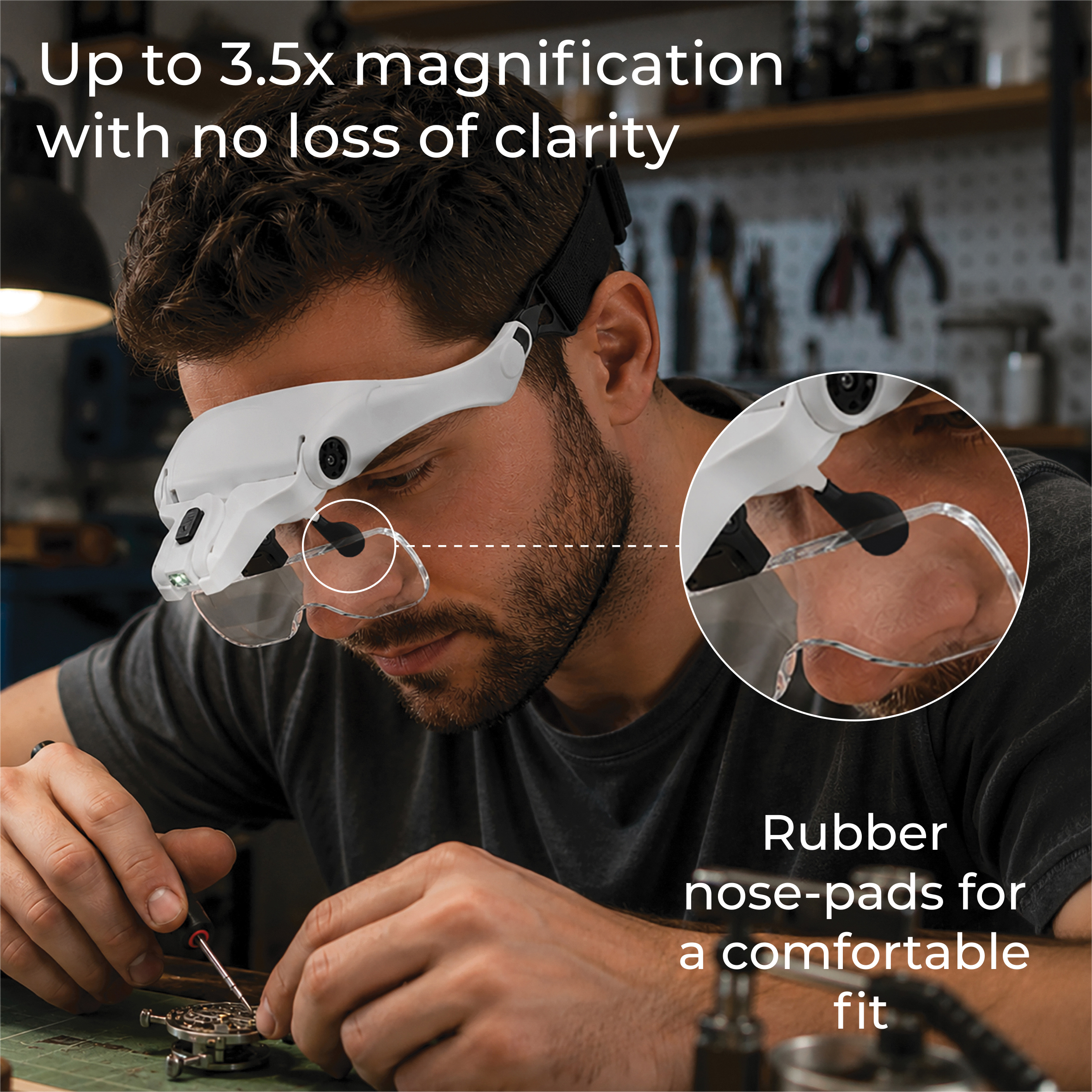 Eagle Magnifier Glasses with 5 Lenses - Image 5