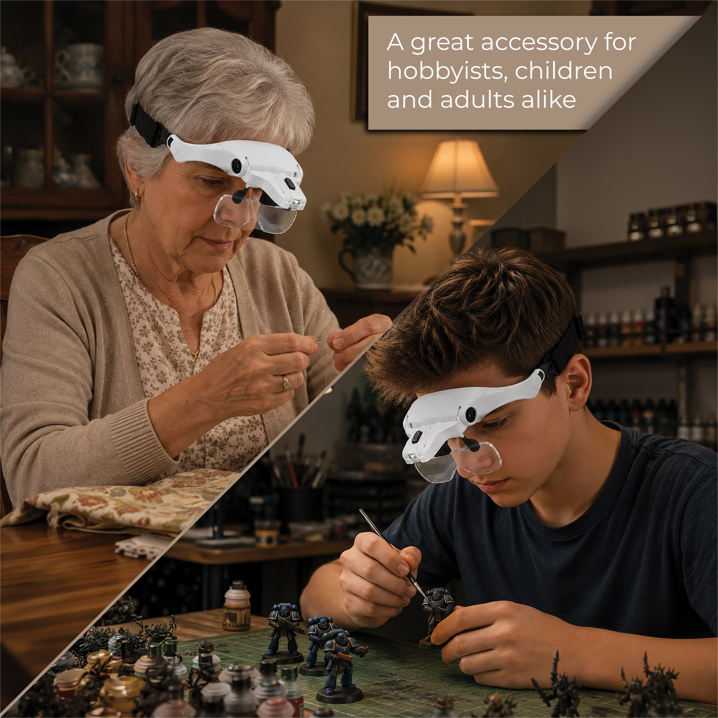 Eagle Magnifier Glasses with 5 Lenses - Image 6