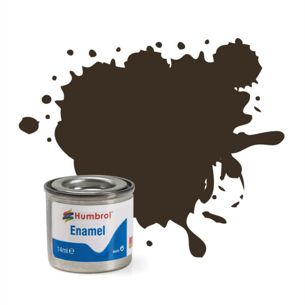 Humbrol Enamel Gls Service Brown No10 14ml