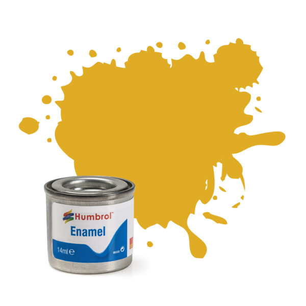 Humbrol Enamel Metallic Gold No16 14ml