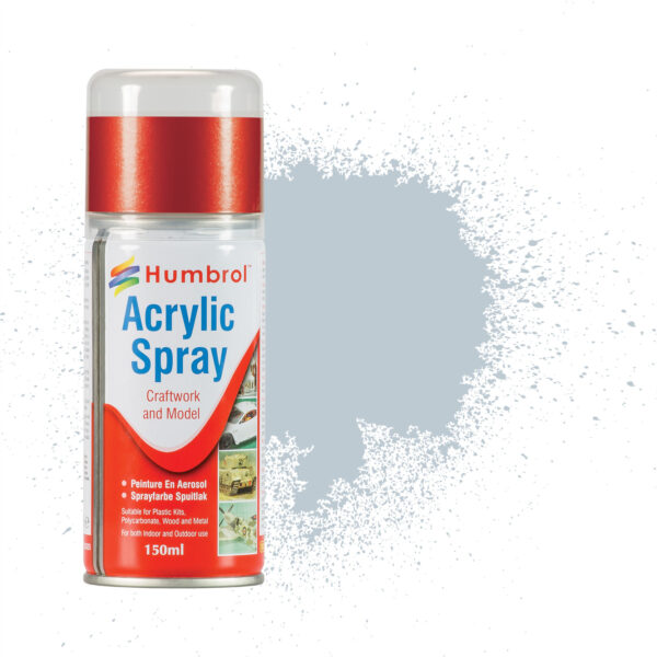 Hum Acrylic Spray Metallic Aluminium No56 *AERO*
