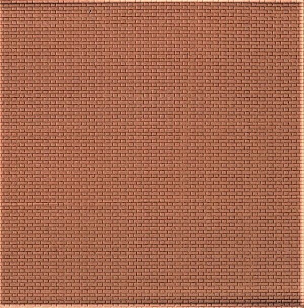 Finecast 4mm Scale Flemish Bond *BRICK Coloured* (14" x 9")